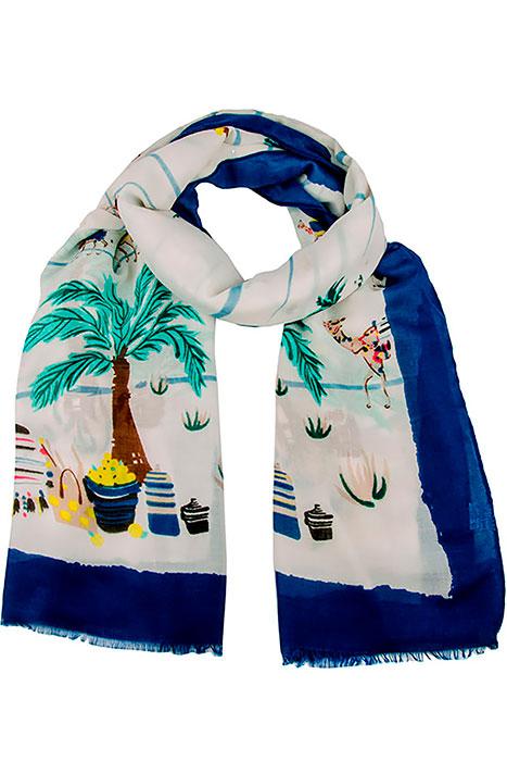 

Палантин женский Vip Collection SG2211 синий, 180х90 см, SG2211