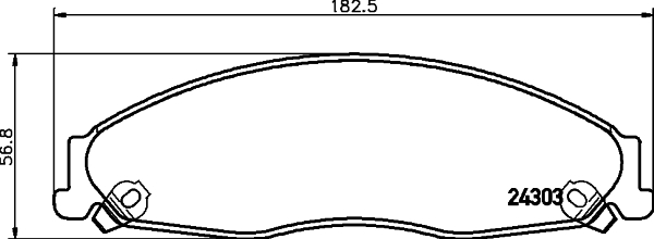 

Комплект тормозных колодок Hella 8DB355006791