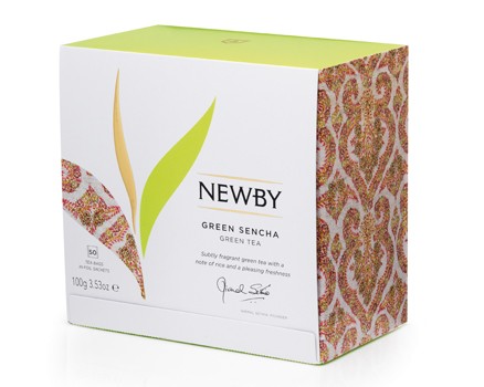 Чай зеленый Newby green sencha 50 пакетиков