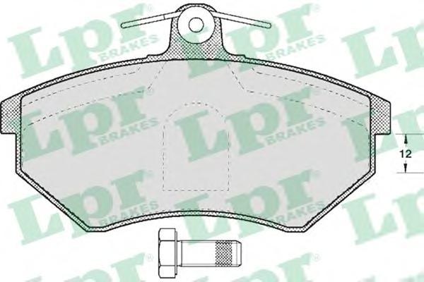 

Тормозные колодки Lpr 05P613