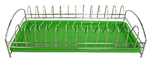 фото Сушилка-подставка для посуды noname hyw0006 белый; серый; зеленый nobrand