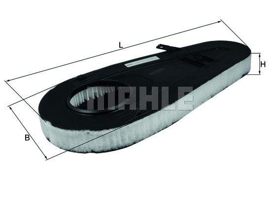 фото Фильтр воздушный knecht lx 3598 mahle/knecht