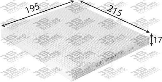 фото Фильтр воздушный салона js asakashi ac101j