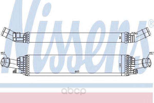 Интеркулер Nissens 96567