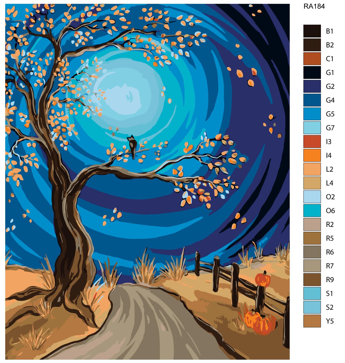 

Картина по номерам, 40 x 50, RA184, RA184