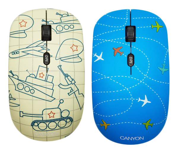 

Беспроводная мышь CANYON CND-CMSW521PT Multicolored, CND-CMSW521PT