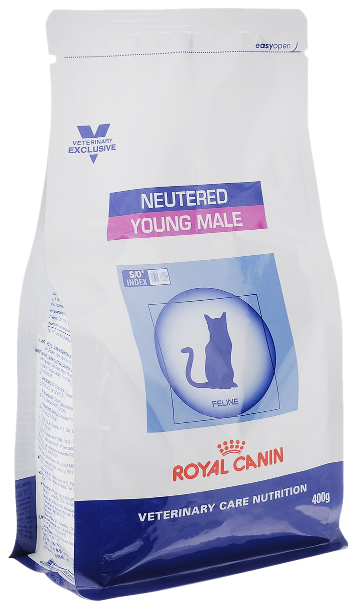 

Сухой корм для котов ROYAL CANIN Neutered Young Male, для кастрированных до 7 лет, 0,4кг, Neutered Young Male