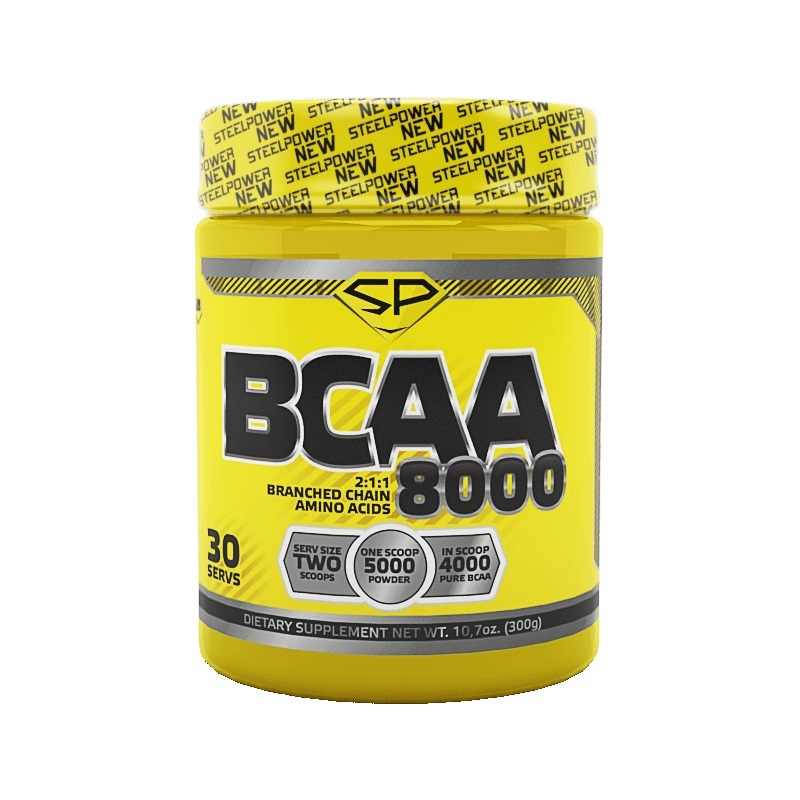 фото Steel power nutrition bcaa 8000 300 г лесные ягоды