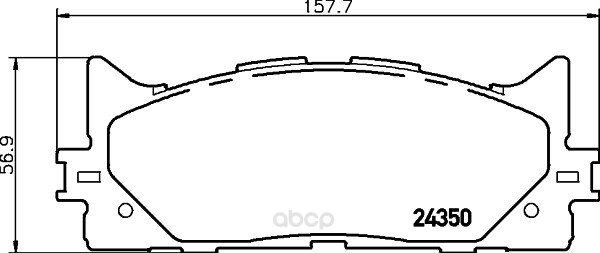 

Тормозные колодки HELLA PAGID/BEHR Nao 8DB355028471