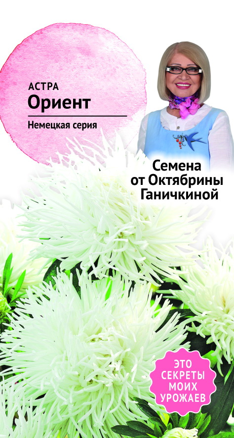 

Семена астра Семена от Октябрины Ганичкиной Ориент 1 уп.