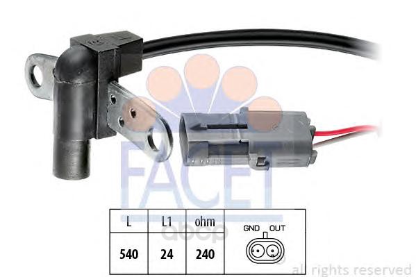 

Датчик положения коленвала Renault 19I, 19I Cabrio, 19I Chamade Facet 90016