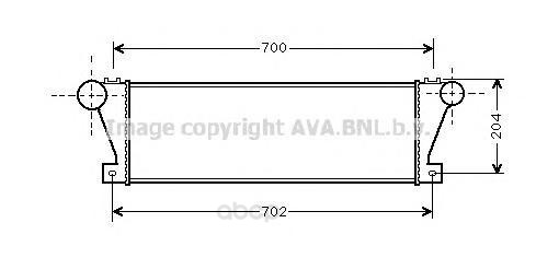 

Радиатор охлаждения двигателя Iveco Daily Ava IV4021