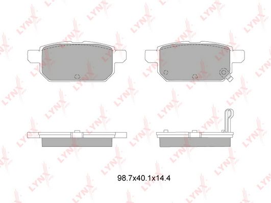 

Тормозные колодки LYNXauto дисковые BD7314