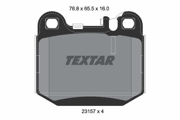 

Тормозные колодки Textar дисковые 2315702