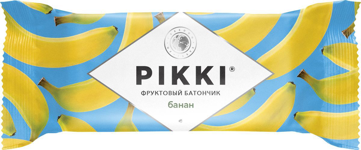 Батончики Pikki фруктовые банан-яблоко 25 г