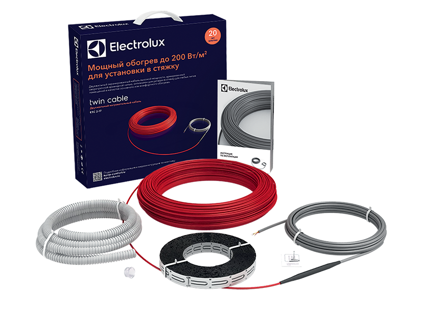 Греющий кабель Electrolux ETC 2-17-1200 греющий саморегулирующийся кабель rexant