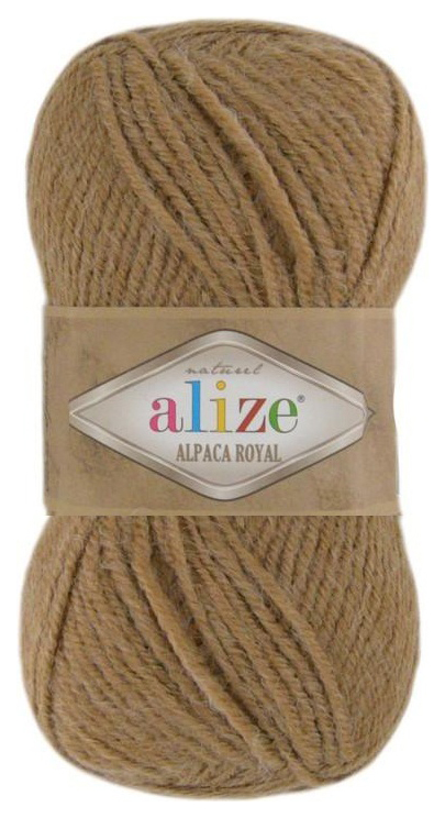 

Пряжа для вязания Ализе Alpaca Royal (30%альпака+15%шерсть+55%акрил) 5х100гр/280м цв,466 c