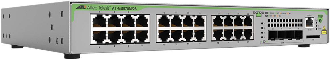 фото Коммутатор allied telesis at-gs970m/28-50 grey