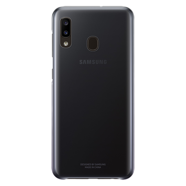Чехол Samsung для A20 Black/Transparent