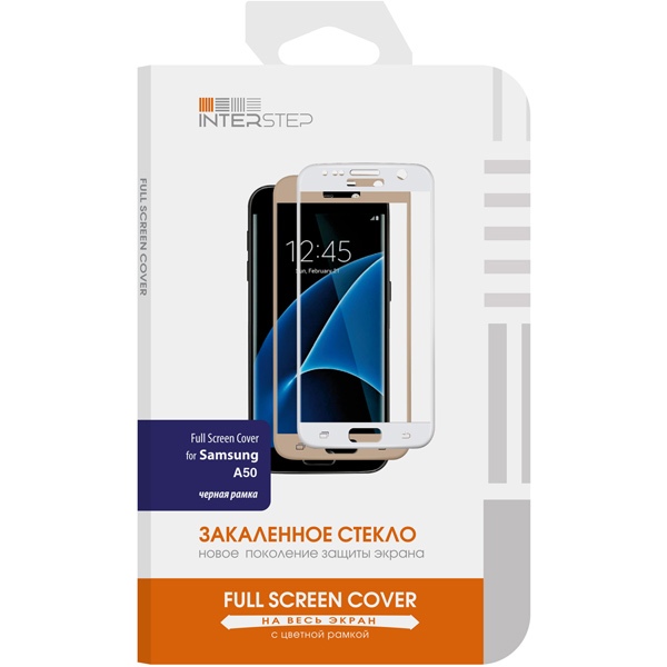 

Защитное стекло InterStep для Samsung Galaxy A50 Black (IS-TG-SAMA50FSB-UA3B202), FSC для Galaxy A50 Black