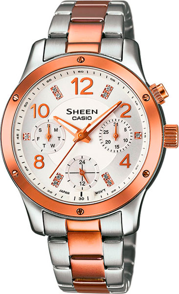 

Наручные часы кварцевые женские Casio Sheen SHE-3807SPG-7A, Sheen