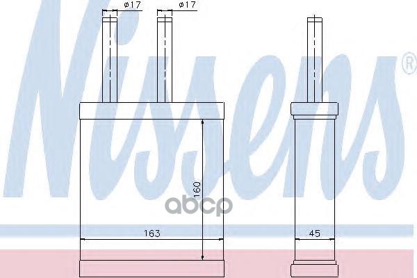 

Радиатор отопителя Nissens 77519