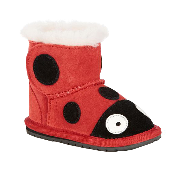 

Пинетки Emu Australia ladybird walker красные р.18-24 мес., ladybird