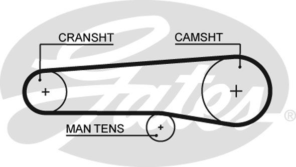 фото Ремень грм gates 5116