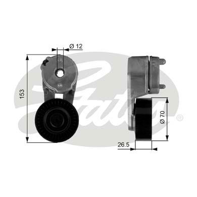 

Натяжной ролик GATES T38163