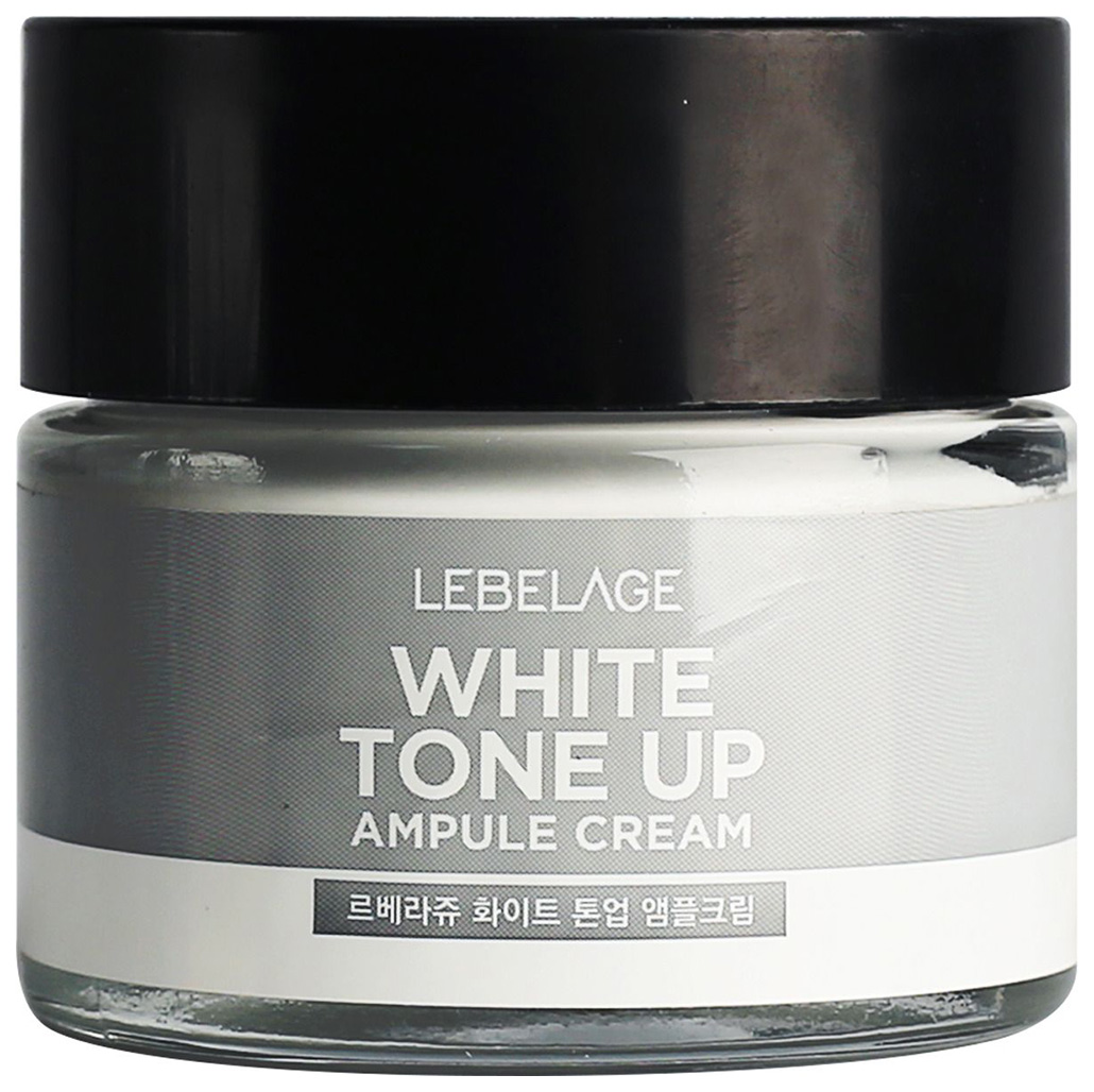 Крем для лица Lebelage White tone up Ampule cream 70 мл крем солнцезащитный для лица ekel uv peptide ampule sun block с пептидами 70 мл