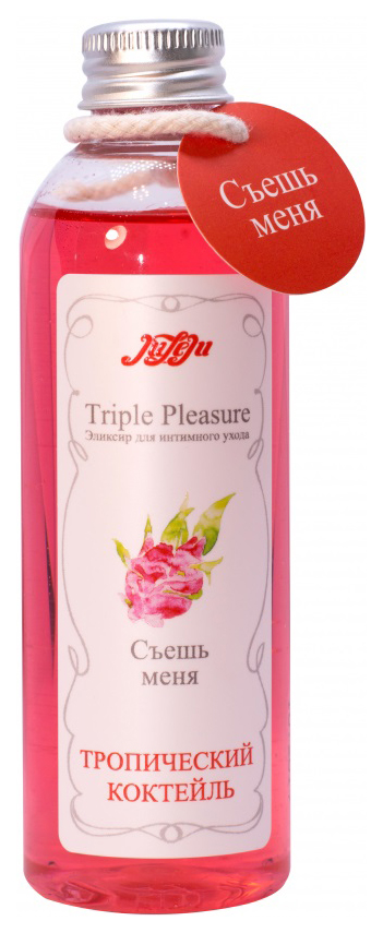 фото Гель-смазка triple pleasure тропический коктейль 130 г juleju