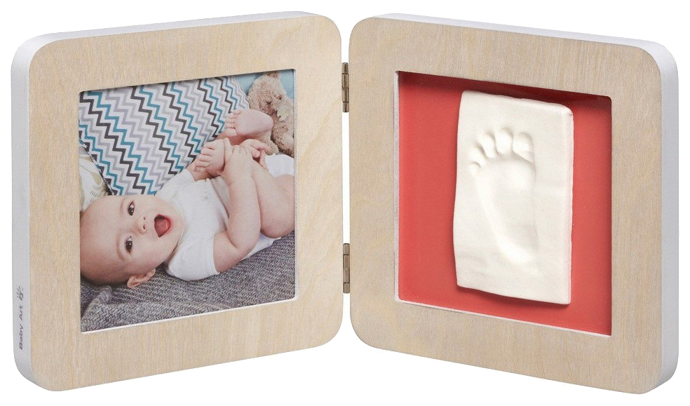 Фоторамка Baby Art двойная модерн с 4 цветными подложками скандинавский дизайн