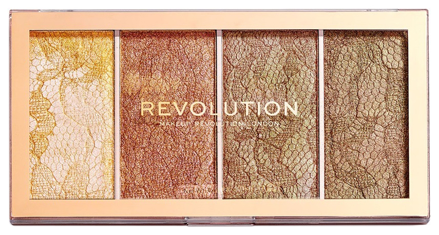 Хайлайтер Revolution Makeup Vintage Lace Highlighter Palette 20 г relove revolution жидкий хайлайтер glow up highlighter