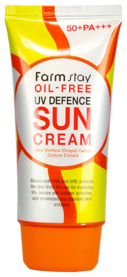 Солнцезащитное средство FarmStay Oil-Free UV Defence Sun Cream восстанавливающая кислородонасыщающая эмульсия excel therapy o2 pollution defence