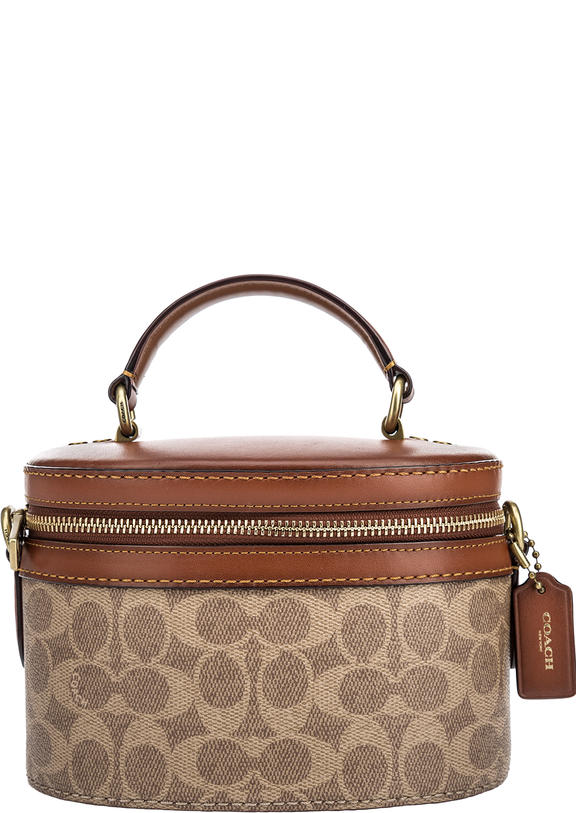 

Сумка кросс-боди женская Coach 31728, brown, Бежевый, 31728