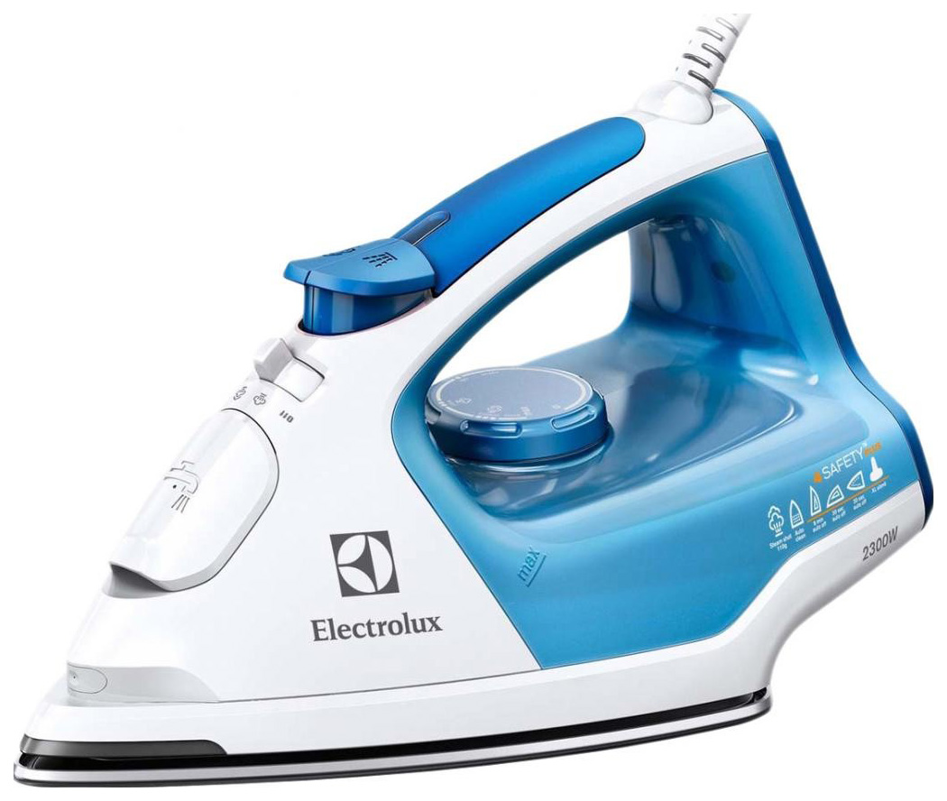 фото Утюг electrolux 4 safety plus edb5220 white/cyan