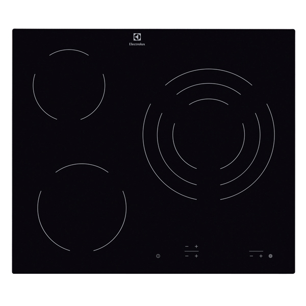 фото Встраиваемая варочная панель электрическая electrolux ehf6232iok black