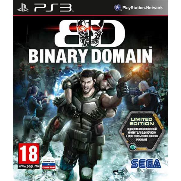 фото Игра binary domain limited edition для playstation 3 nobrand