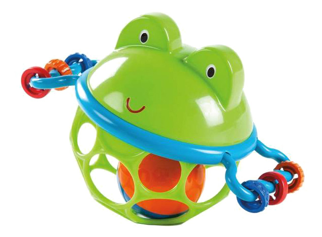 фото Oball развивающая игрушка-мяч «лягушонок»