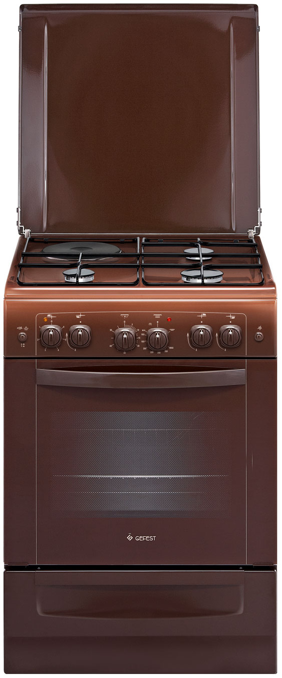 

Комбинированная плита GEFEST ПГЭ 6111-02 0001 Brown, ПГЭ 6111-02 0001