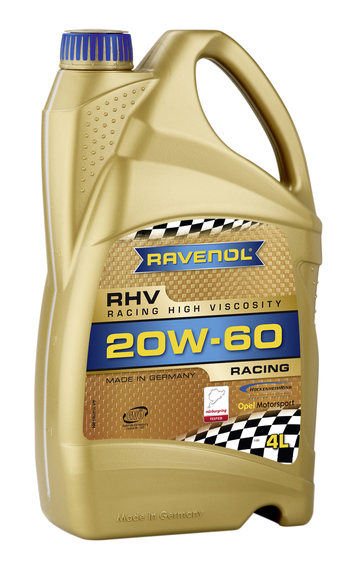 фото Моторное масло ravenol rhv racing high viscosity sae 20w-60 4л