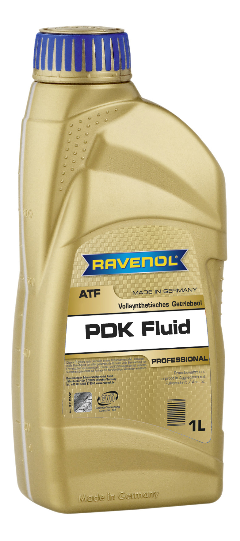 фото Трансмиссионное масло ravenol atf pdk fluid 1л 1211131-001-01-999