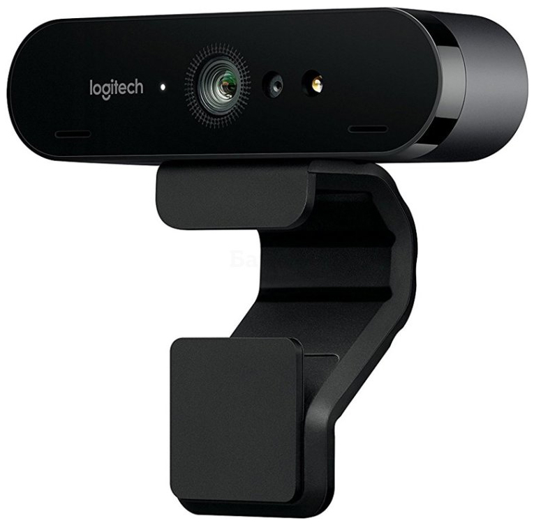 

Web-камера Logitech Brio Black (960-001106), Черный, Brio