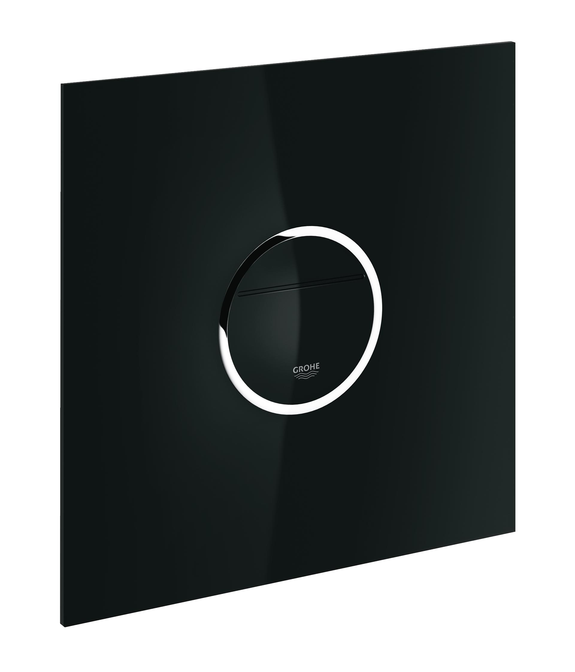 фото Инфракрасная панель смыва для унитаза grohe ondus digital (3 режима смыва), черный бархат