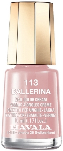 Мини-лак для ногтей MAVALA Mini Color, тон 113 Ballerina, 5 мл таблетки для маникюра mavala manicure pill