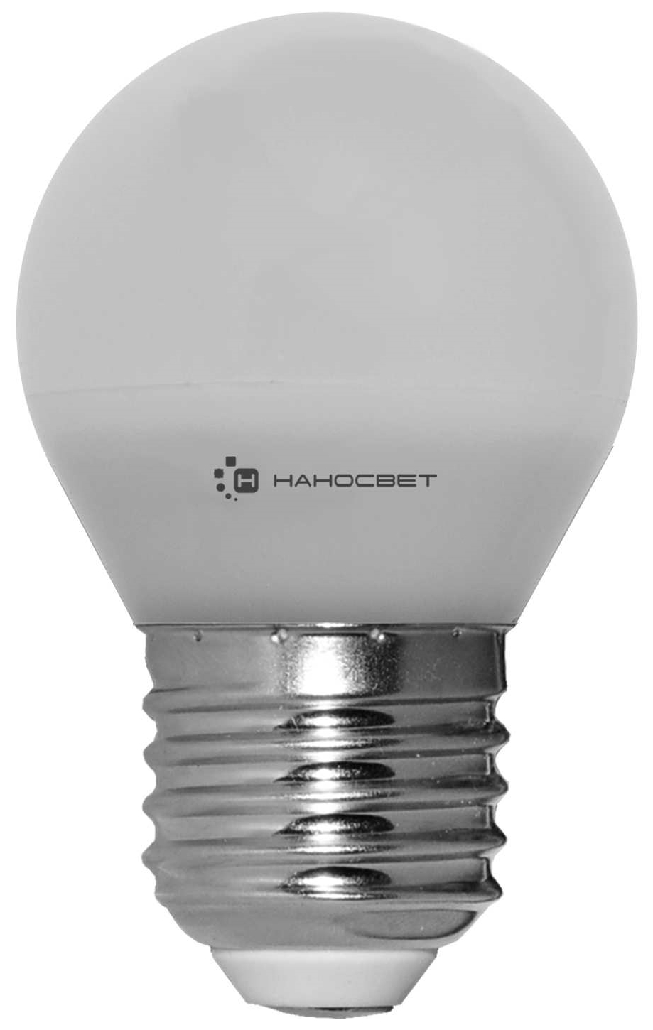 

Лампа светодиодная E27 6,5W 2700K шар матовый LE-P45-6,5/E27/827 L132, l132