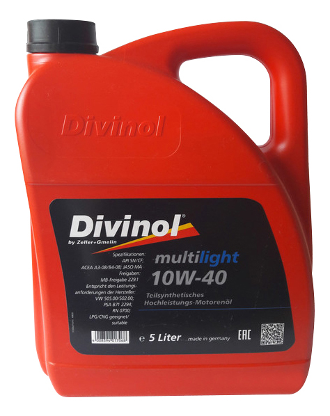 Моторное масло Divinol Multilight 10W40 5л