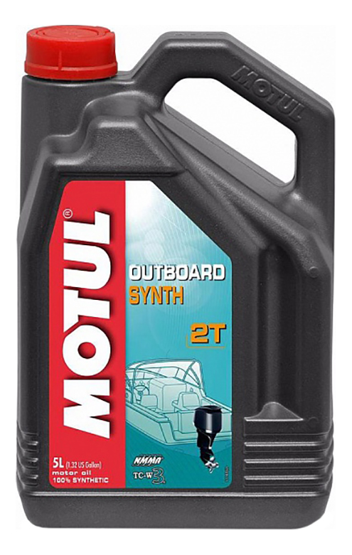 фото Моторное масло motul outboard synth 2t 5w-30 5л