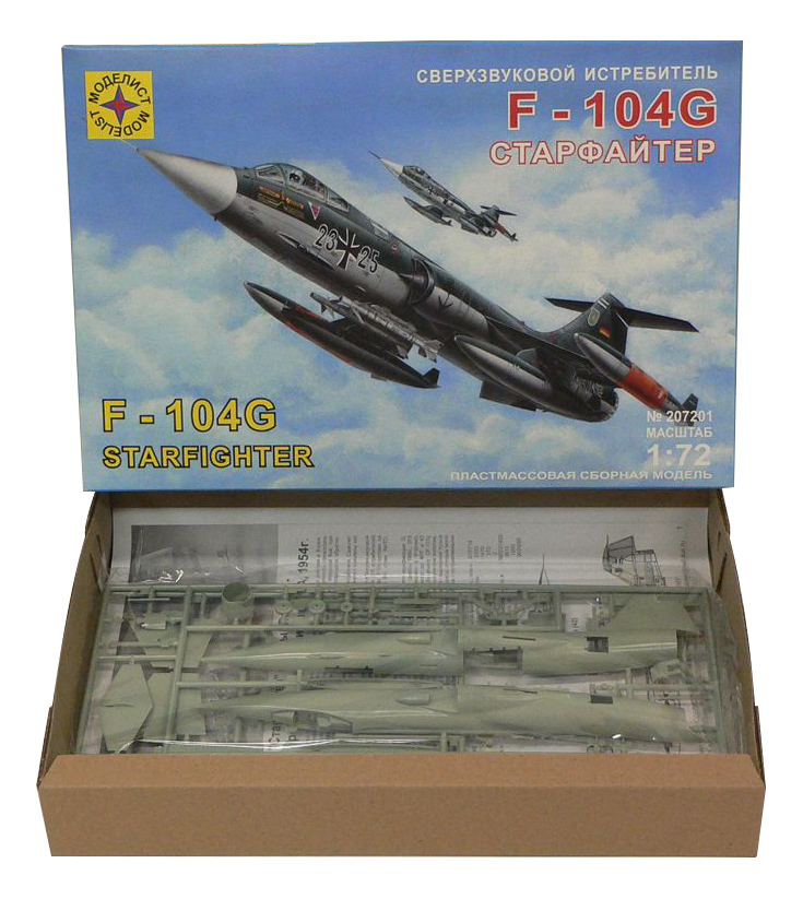 Купить Истребитель F-104G Старфайтер, Модели для сборки Моделист Истребитель F-104G Старфайтер,