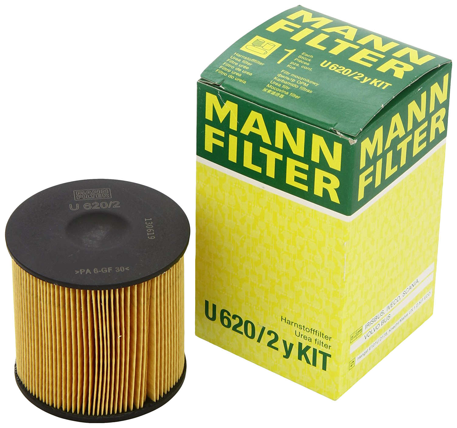 

Фильтр топливный MANN-FILTER U620/2YKIT, U620/2YKIT